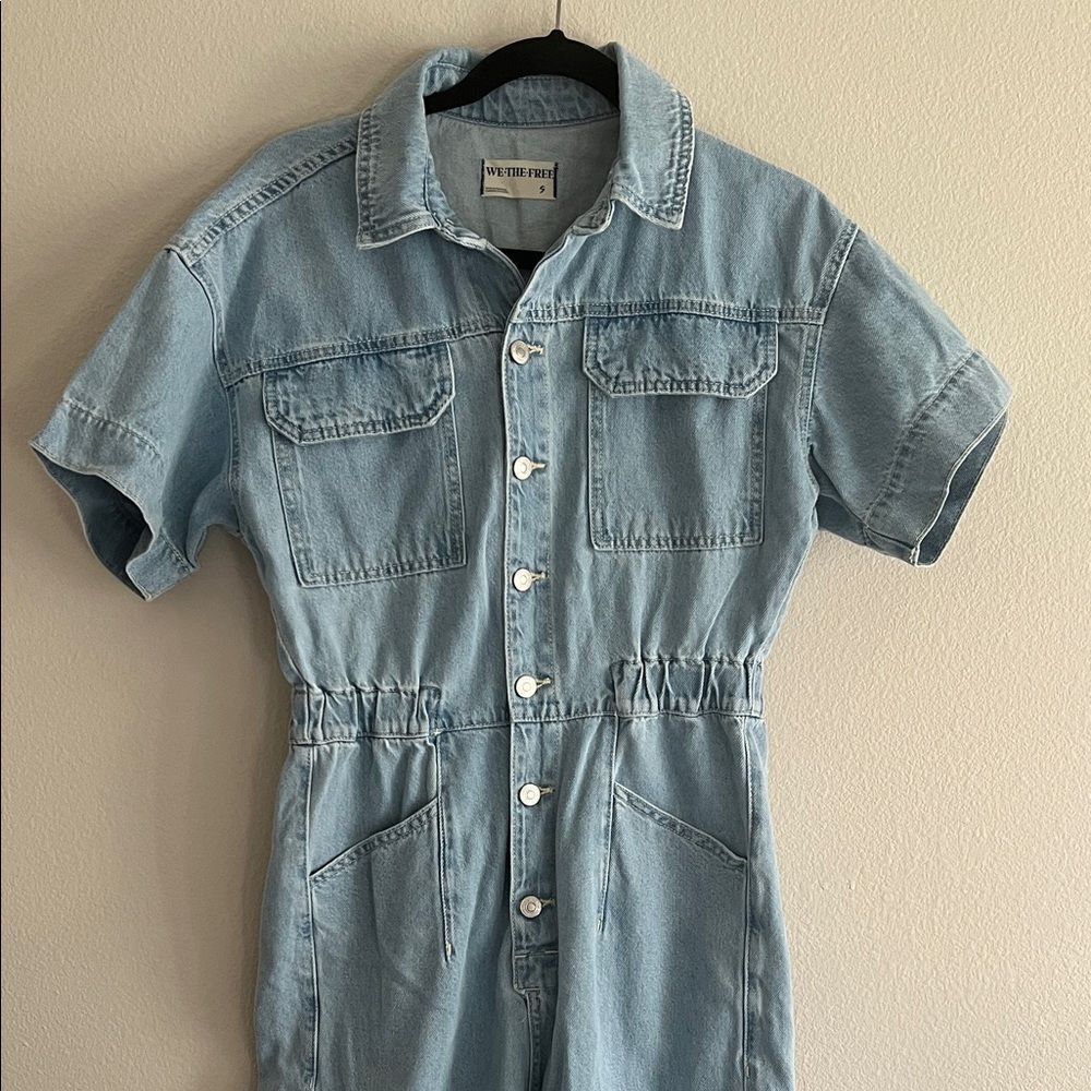 Revolve We The Free Marci Jumpsuit in Clear Skies FREE PEOPLE S - Picture 4 of 10